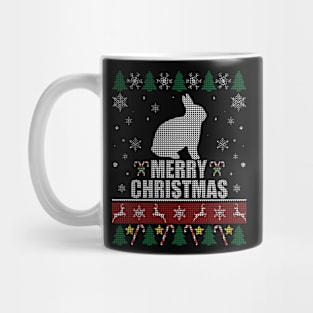 Christmas Bunny Rabbit Mug